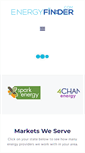 Mobile Screenshot of energyfinder.com