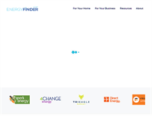 Tablet Screenshot of energyfinder.com